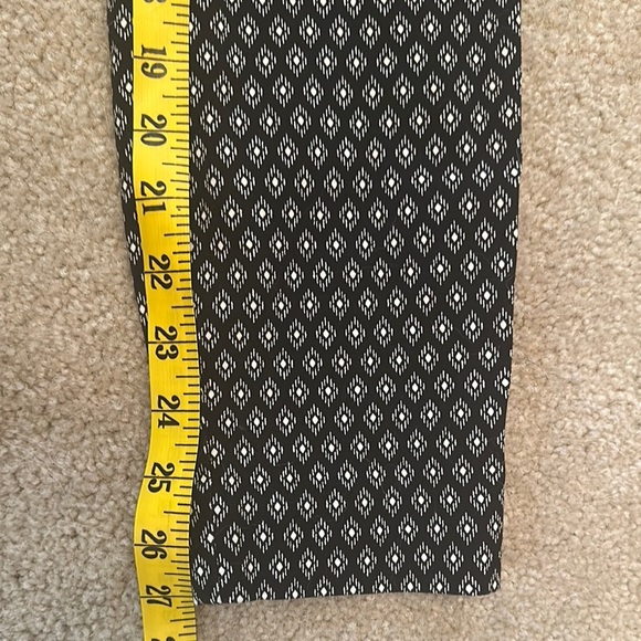 GAP Black and White Diamond Patterned Skinny Pant Cotton Women’s 4 Office - Picture 7 of 9